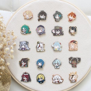 GACHA Genshin Party Chibis - Hard Enamel Pins (SET B)