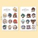 Genshin Party Chibis - Vinyl Sticker Sheets
