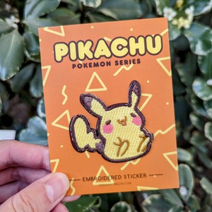 Pika Patch - 2in Embroidered Sticker Patch