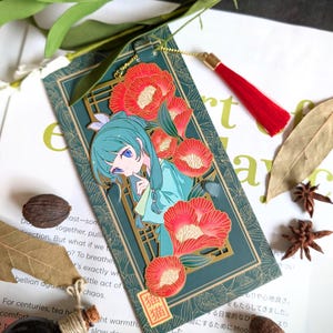 Apothecary Diaries Maomao Gold Plated Metal Bookmarks image 1