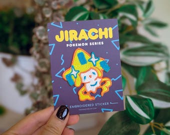 Jirachi - Mini Embroidered Sticker Patch