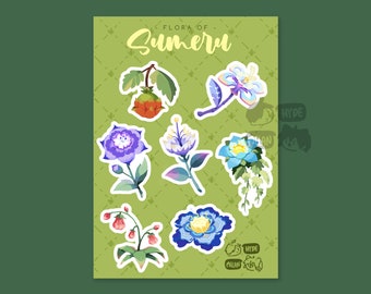 Flora van Sumeru (Genshin Impact) 3x4" Kiss Cut Stickervel