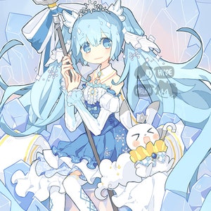 Stampa poster Snow Miku (Vocaloid) 11&quot;x17&quot;