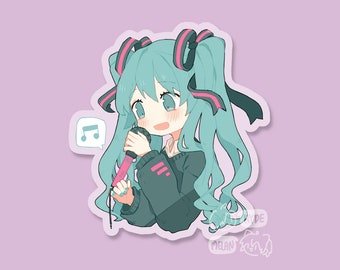 Vocaloid - Hatsune Miku Vinyl Sticker