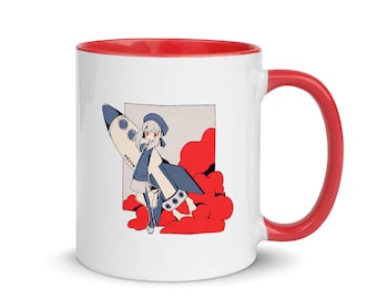 Rocket Girl 11oz Ceramic Mug