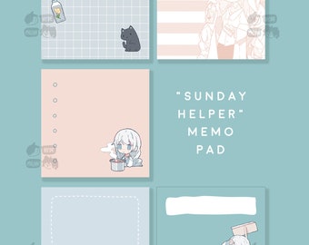 Sunday Helper Memo Pad