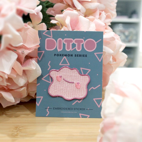 Ditto - 2in Embroidered Sticker Patch