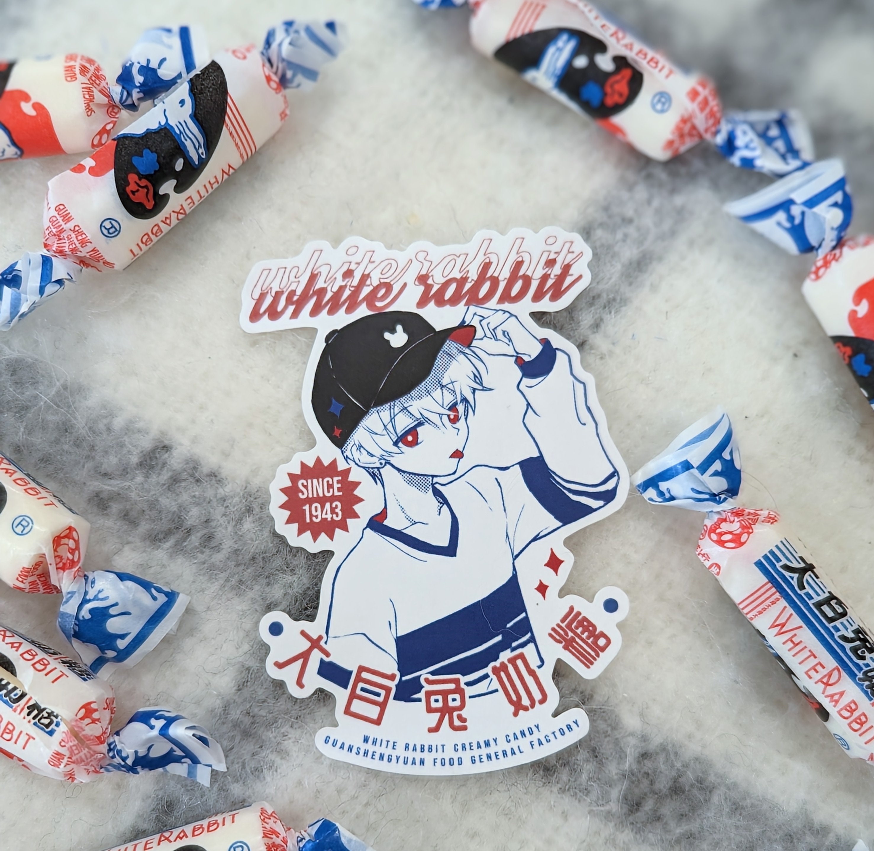 Terlingua Racing White Rabbit Sticker White Rabbit 3