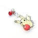 Pokemon Pikachu 1' Mini Acrylic Charm with Phone Strap (Double Sided Front & Back) 