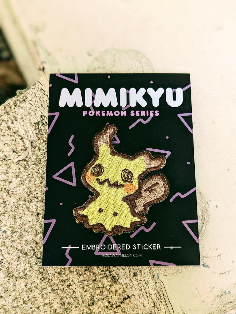 Mimikyu 2in Embroidered Sticker Patch image 2