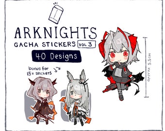 Naklejki Arknights Gacha, tom 3 (losowo)