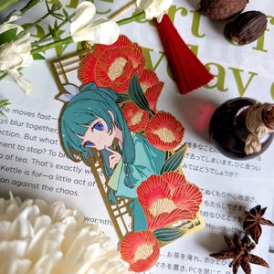 Apothecary Diaries Maomao Gold Plated Metal Bookmarks image 2
