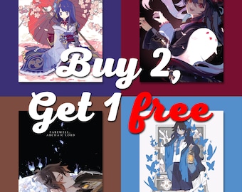 Buy 2 Get 1 Free! (Medium Prints)