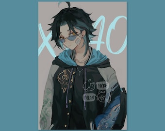Casual Xiao 4x6 Mini Print