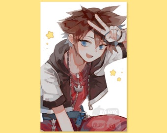 Sora (Kingdom Hearts) 4x6 Mini Print