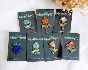 Flora of Mondstadt (Genshin Impact) Hard Enamel Pins