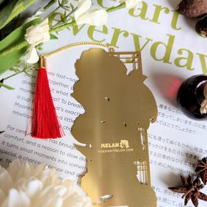 Apothecary Diaries Maomao Gold Plated Metal Bookmarks image 3