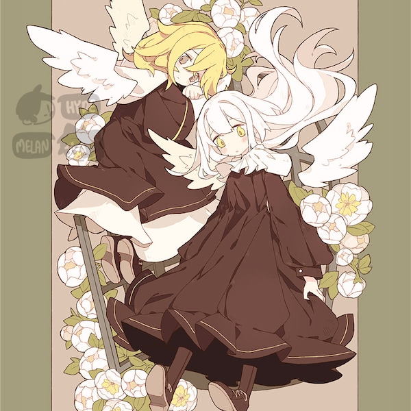Bird x Cage (Original) 8.5"x11" Poster Print