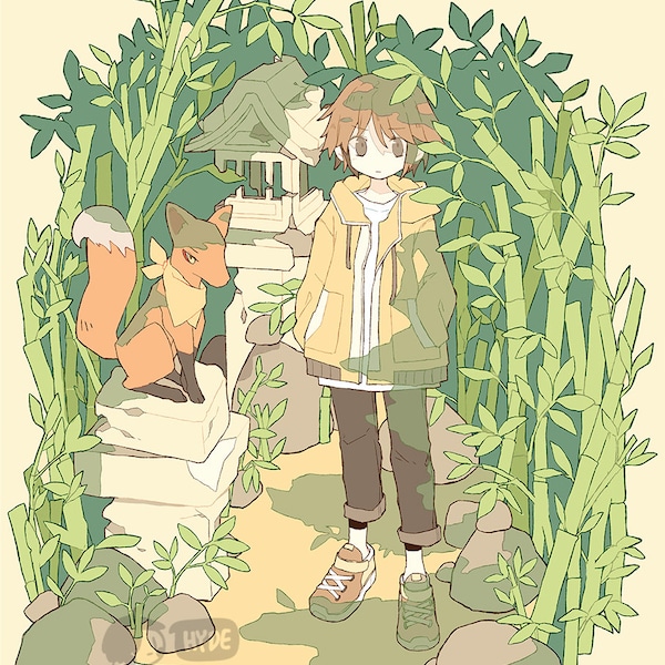 Bamboo (Original) 8.5"x11" Poster Print