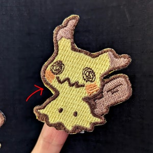 Mimikyu 2in Embroidered Sticker Patch image 5