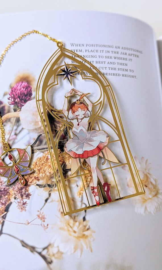 Ahiru (Princess Tutu) Gold Plated Metal Bookmark