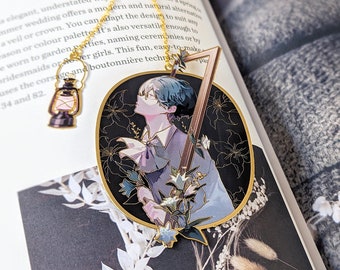 Elegy (Original Character) Gold Plated Metal Bookmark