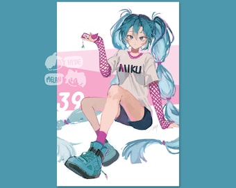 Fila Miku 4x6 Mini Print