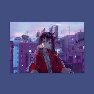 Cityscape Texas (Arknights) Mini stampa 6x4