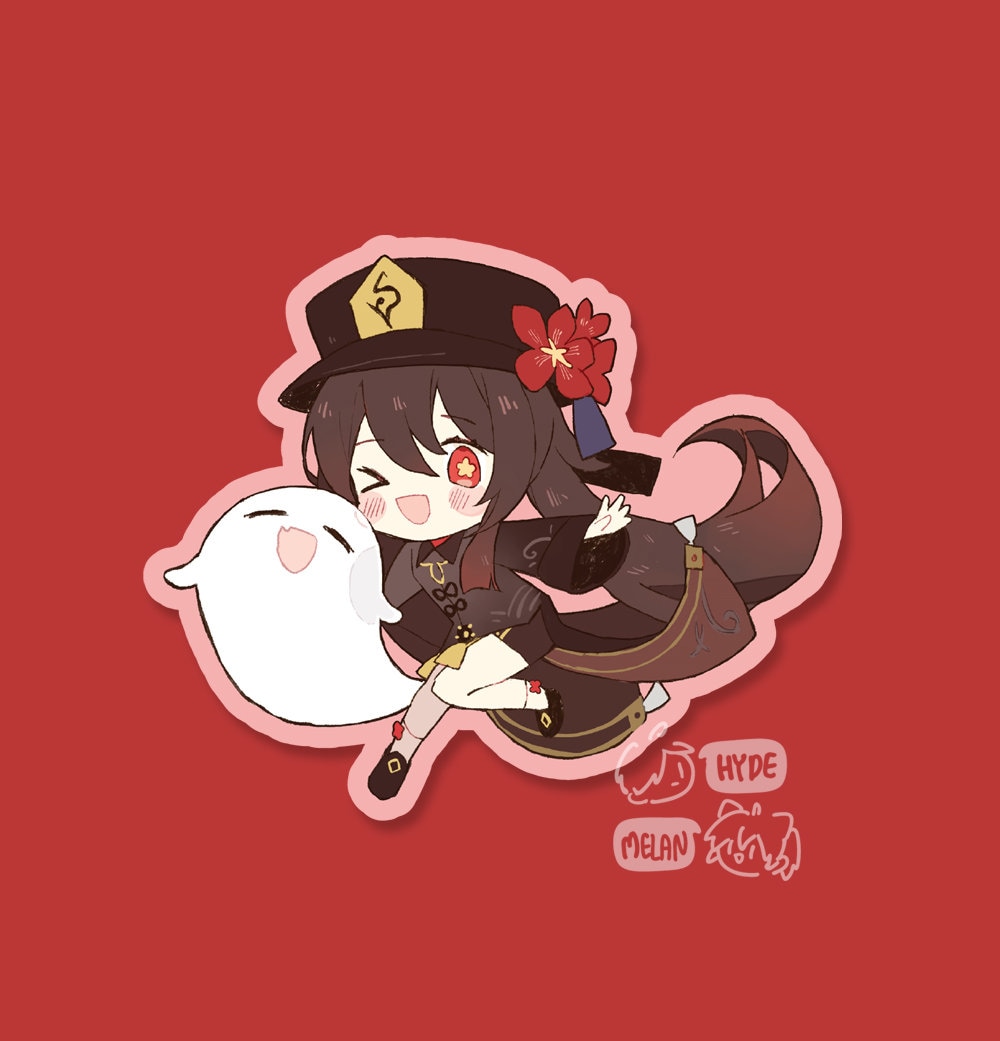 Hu Tao Sticker - Hu Tao - Discover & Share GIFs  Лунные хроники,  Фотографии профиля, Иллюстрации