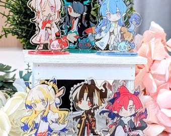Sui Siblings (Arknights) acryl standee-sleutelhangers met minibonen