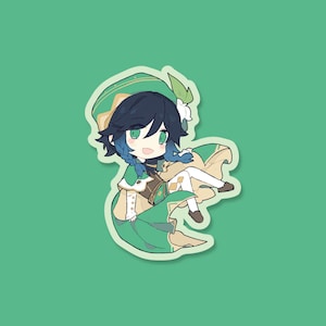 VENTI (GENSHIN IMfluss) - Hochwertiger Vinyl Aufkleber