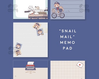 Snail Mail Memo Pad