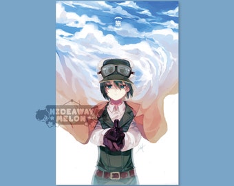 Kino's Journey (Kino no Tabi) 4x6" Mini Print
