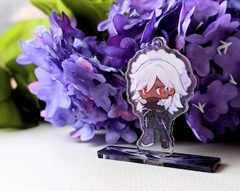 Casual Cyno (Genshin Impact) - Deluxe Acrylic Standee Charm with Keychain