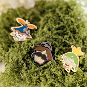 Genshin Party Chibi Aranaras - Hard Enamel Pins