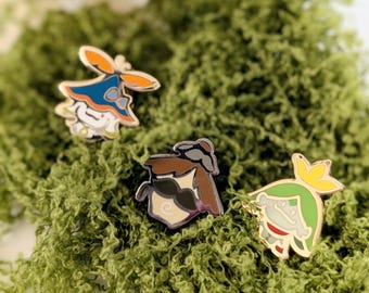 Genshin Party Chibi Aranaras - Hard Enamel Pins
