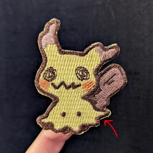 Mimikyu 2in Embroidered Sticker Patch image 6