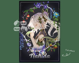 Nahida 4x6" Folie Mini Print