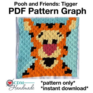 Tigger Baby Blanket Pattern Etsy