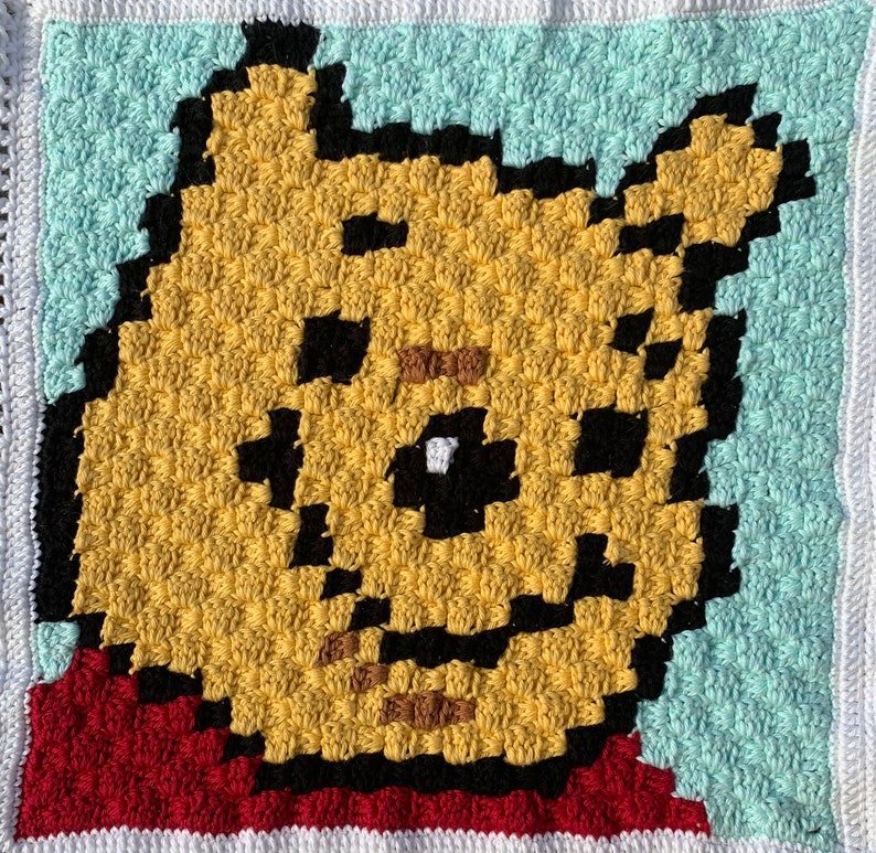 Pooh Bear and Friends Baby Blanket Winnie the Pooh PDF Pattern Graph image 2