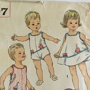 Vintage Pattern Toddler Dress and Jumper