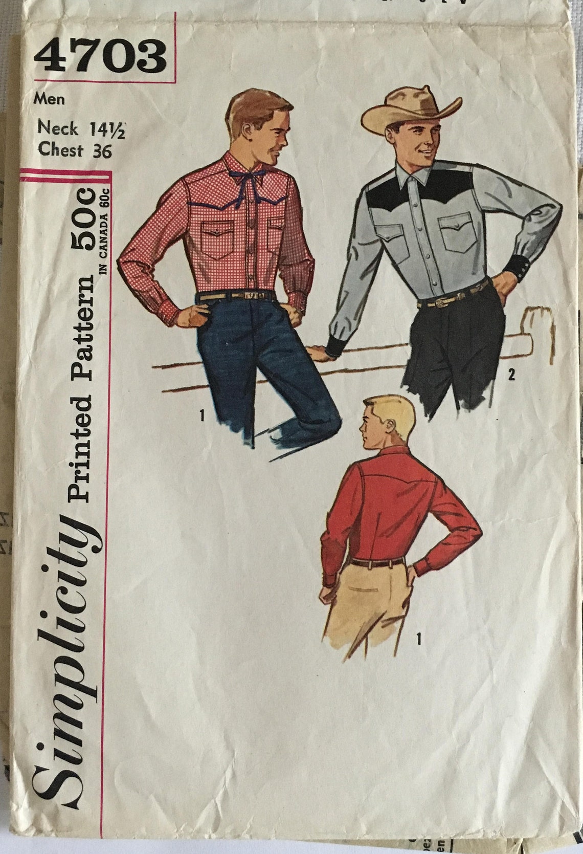 Men's Cowboy Shirt Etsy