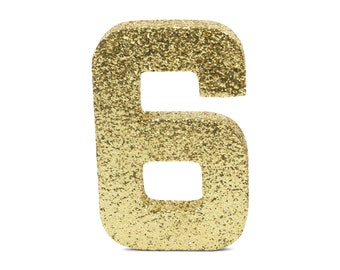 Large number six | Etsy