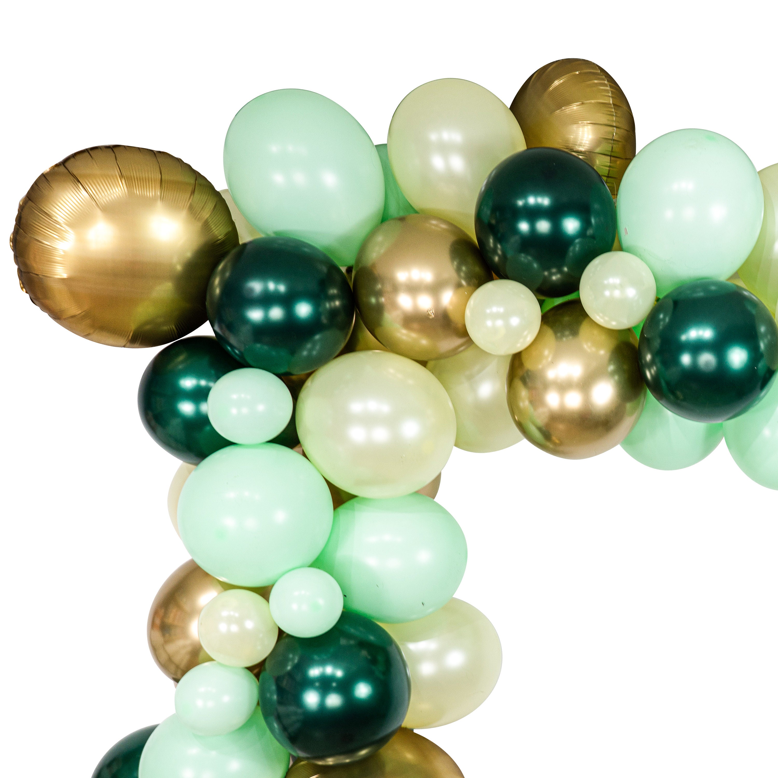 Giant Balloon Garland Kit Green Pistachio Mint Cream Etsy