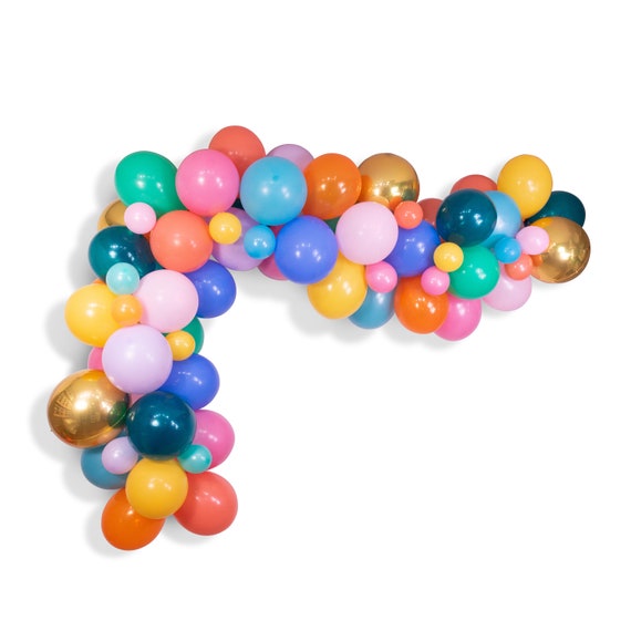 Kit Arche à Ballons Multicolores - Jour de Fête - Accessoires - Ballon et  Accessoire