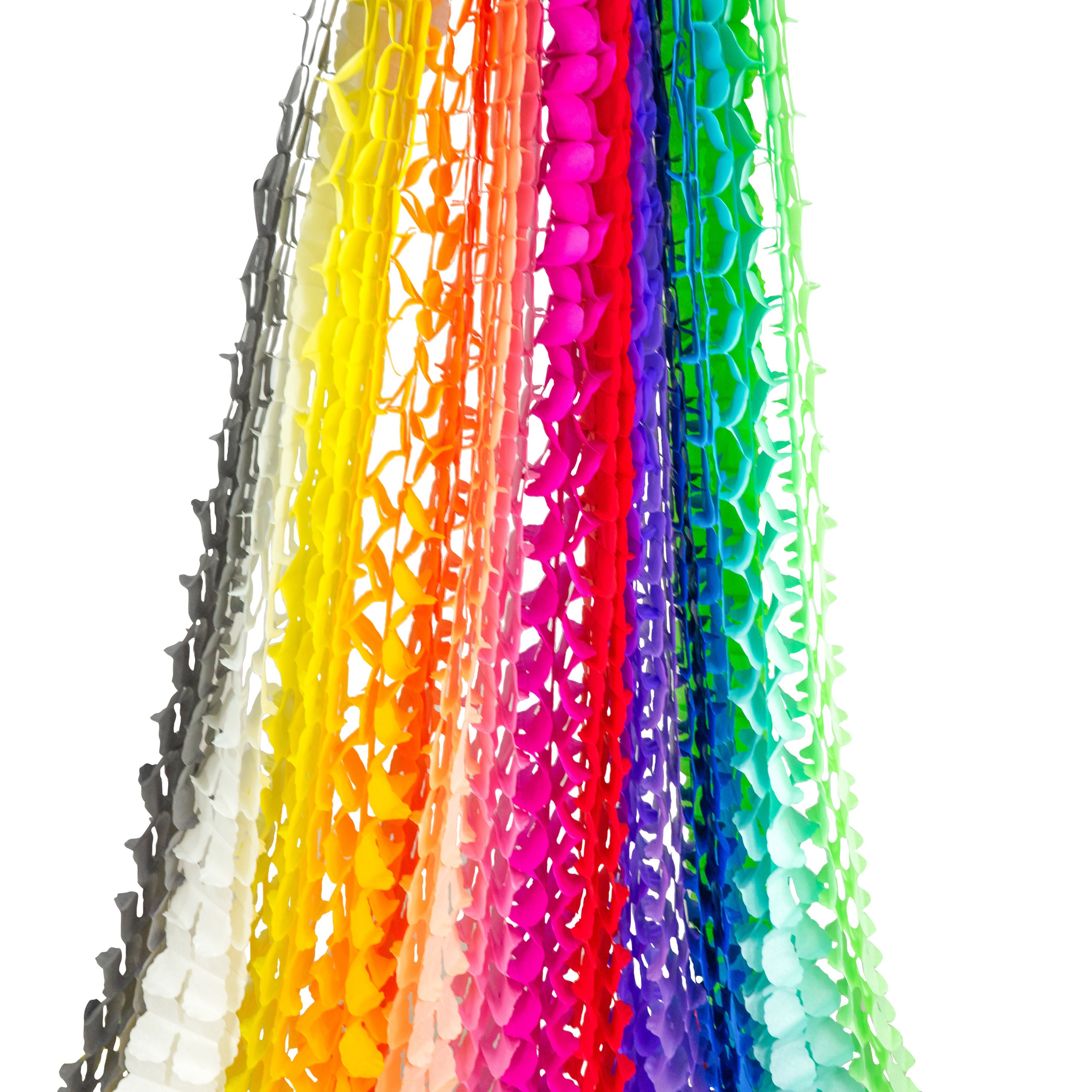 Bright Rainbow Party Streamers 7ct Bright Colored Streamers