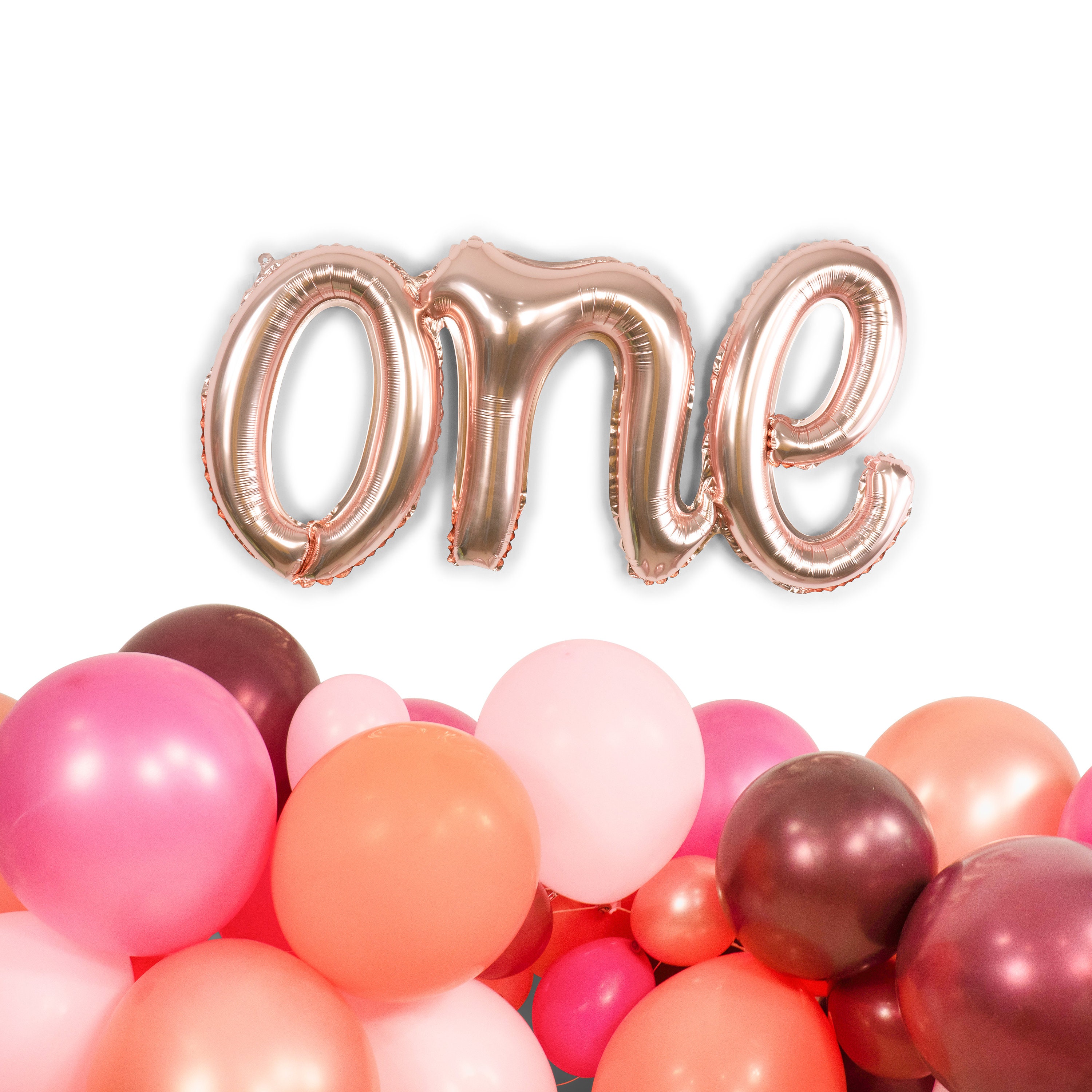 Rose gold one balloon Clearance