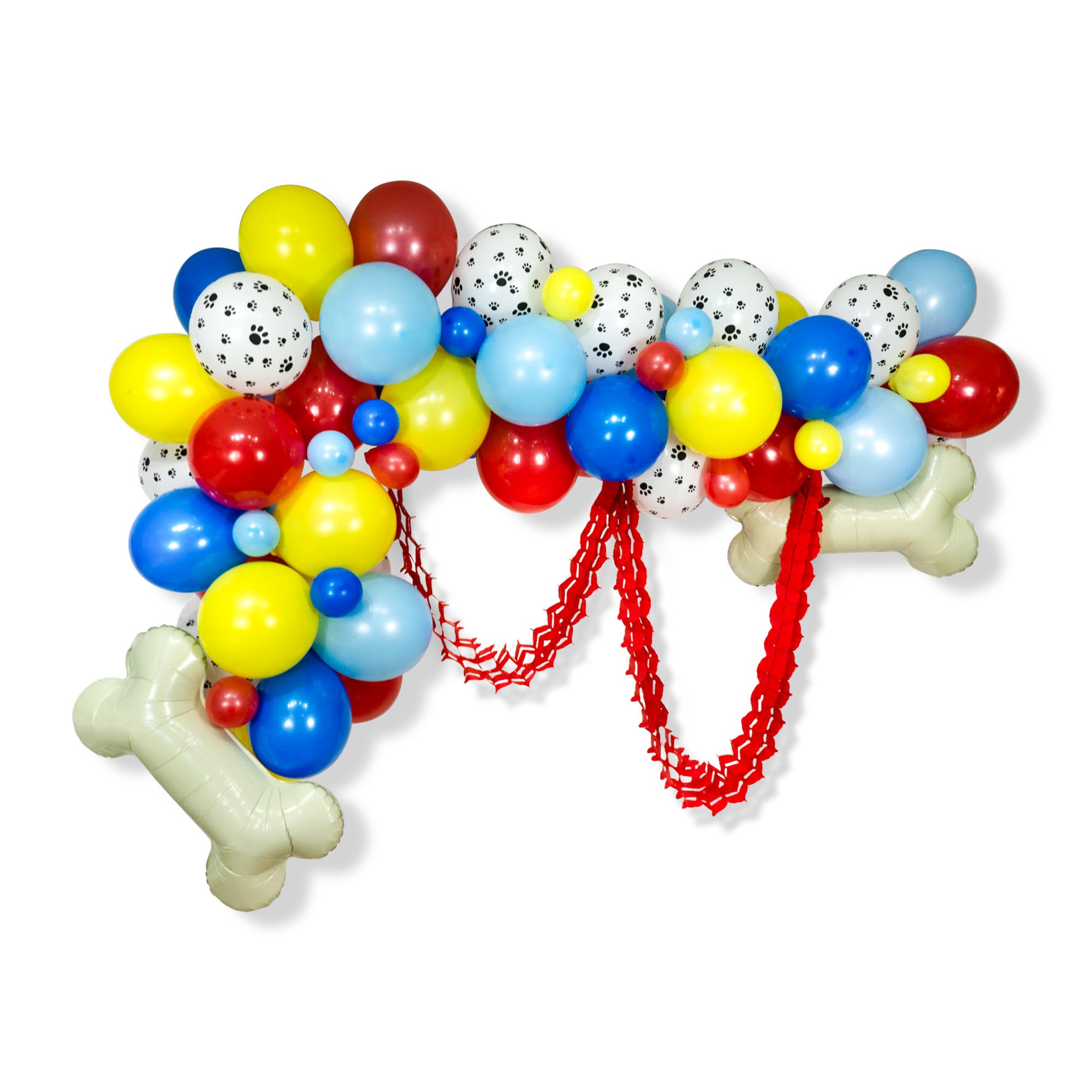 Balloon Garland Kit Red Blue Yellow Giant Balloon Arch photo pic