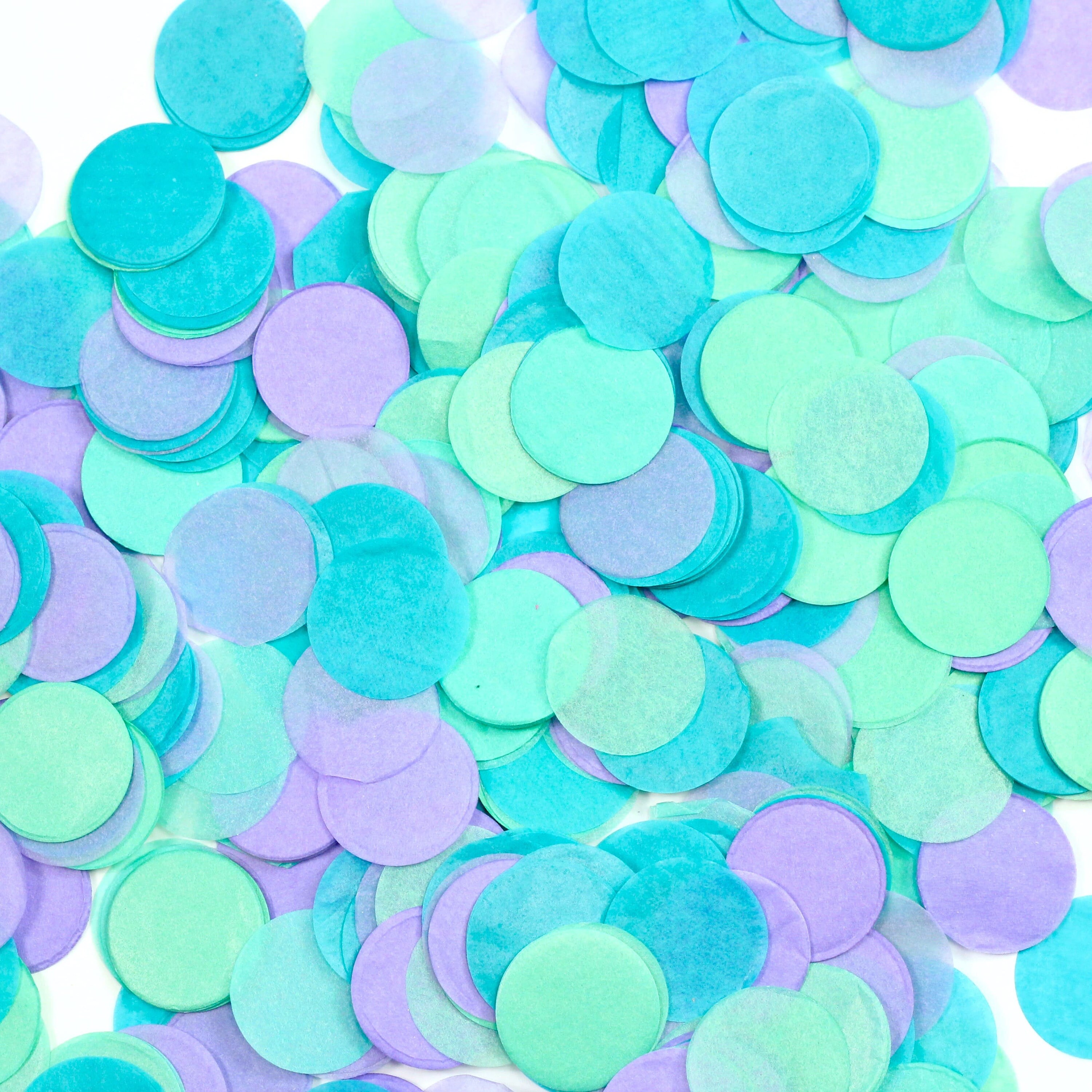Confetti Pack Purple Mint Teal Biodegradable 1 Confetti | Etsy