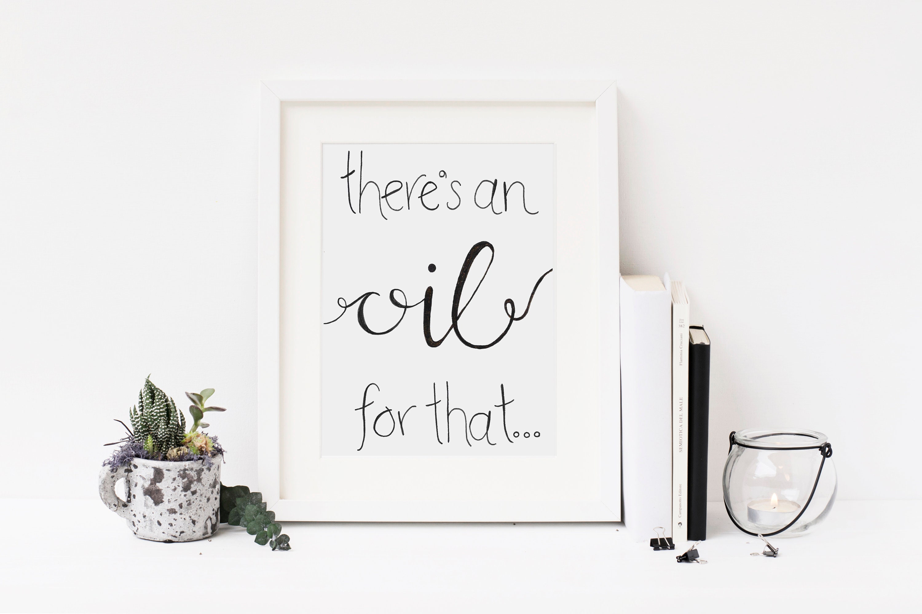 Essential Oils Art Print, Instant Download, Young Living, Printable ...